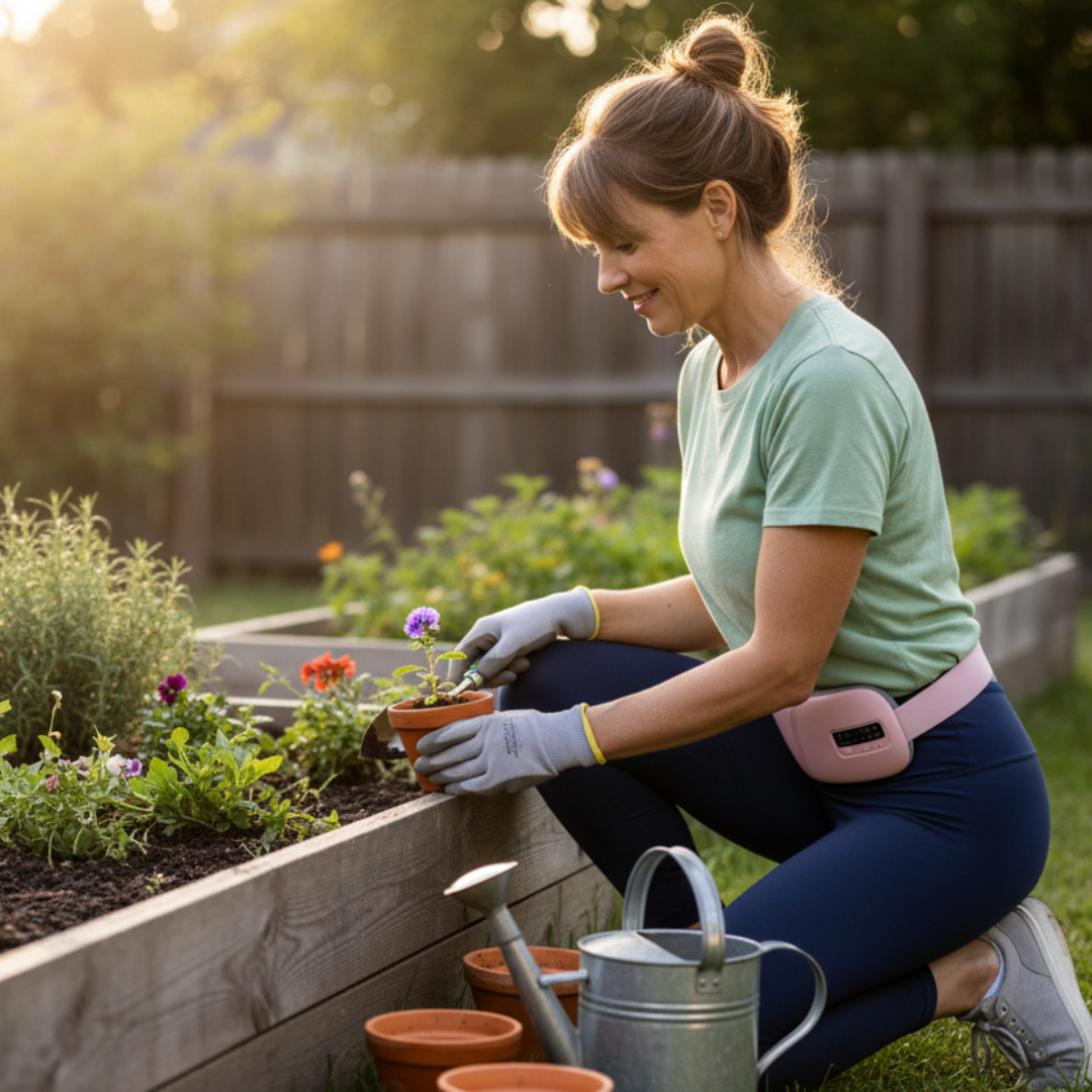 CalmHug – Period Heat Pad & Vibration Belt