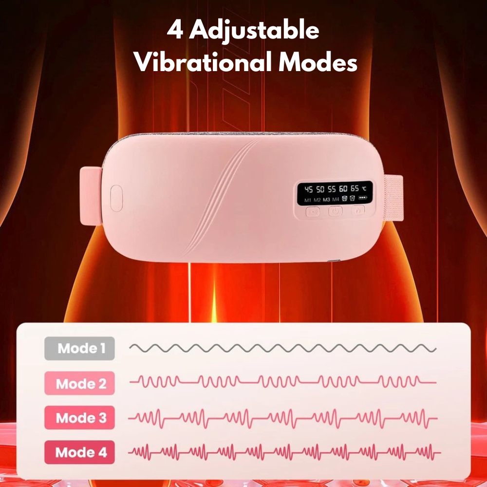 CalmHug – Period Heat Pad & Vibration Belt
