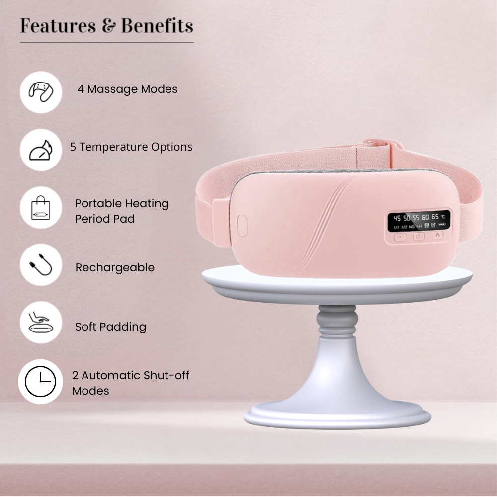 CalmHug – Period Heat Pad & Vibration Belt